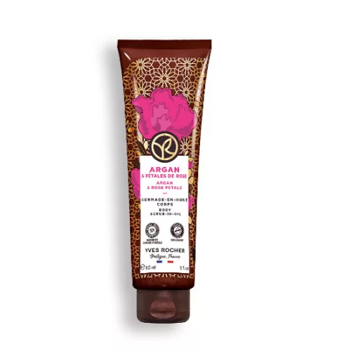 Telový peeling Argan & bio ruža z Maroka