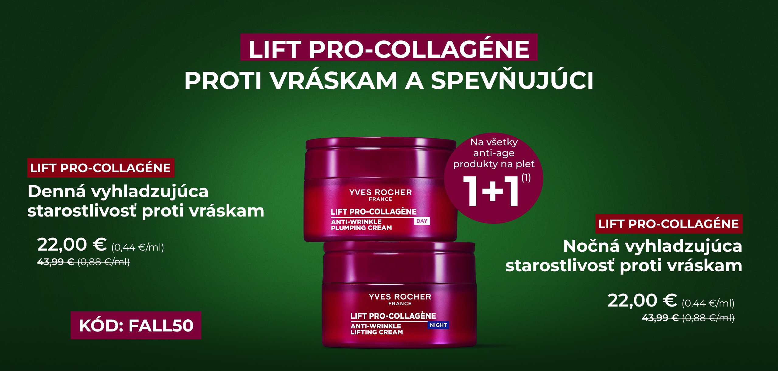 Lift Pro-Collagène – starostlivosť proti vráskam